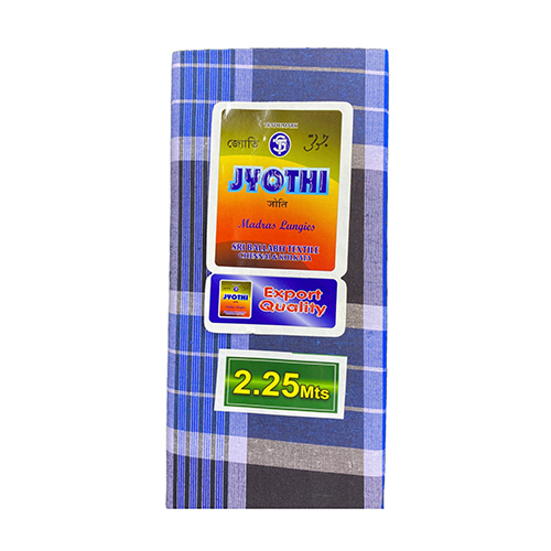 2.25Mts Big Check Cotton Lungi