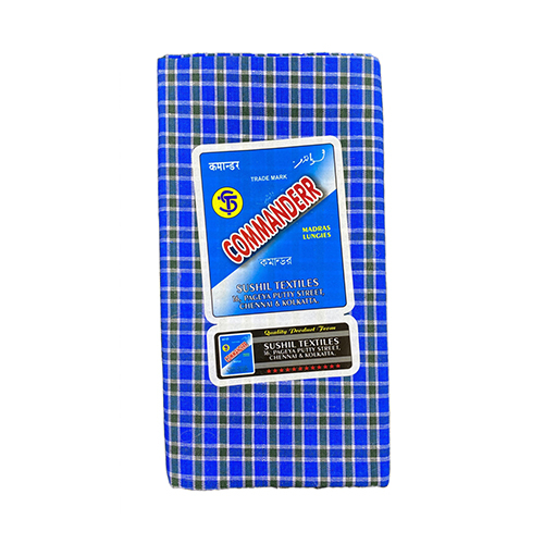  Commander Check Cotton Lungi
