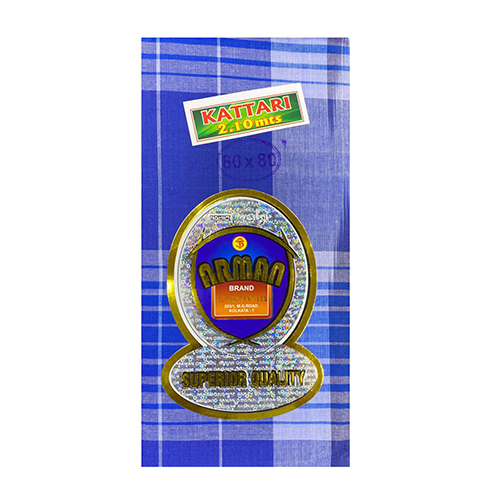 2Mts Arman Kattari Big Check Cotton Lungi