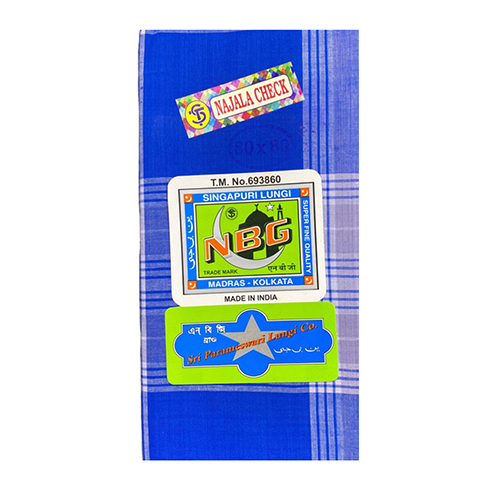2Mts NBG Big Check Cotton Lungi