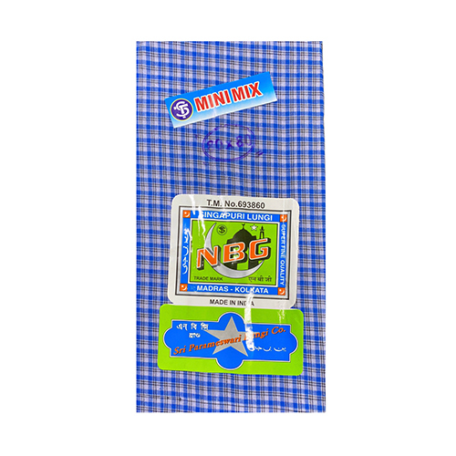 2Mts NBG Mini Check Cotton Lungi