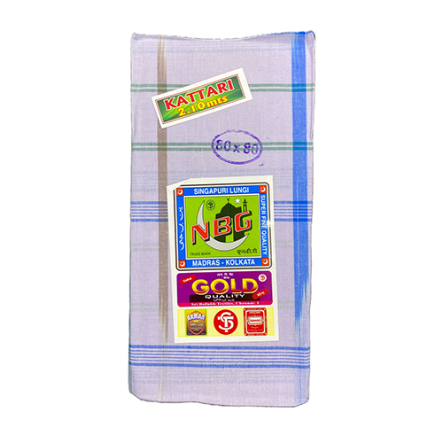 2Mts White Kattari Cotton Lungi