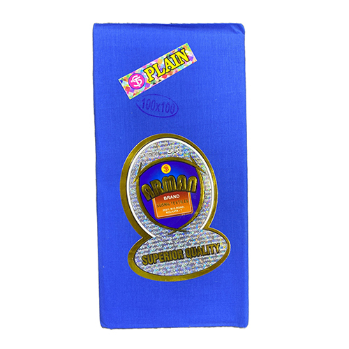 2.10Mts Arman Colour Plain Cotton Lungi - Color: Multi