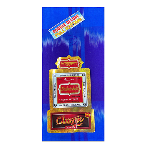 210Mts Colour Kattari Check Cotton Lungi