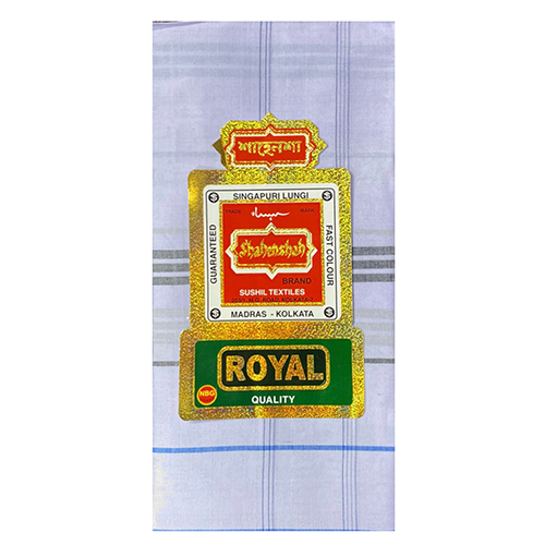 80 X 80Cm Sada Kattari Check Cotton Lungi - Color: Multi-Color