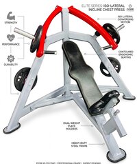 Incline Chest Press Hs - Cable Length: Custom Length Fitted