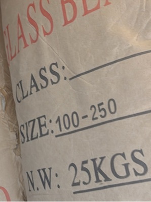 Abrasive Glass Beads 100-250