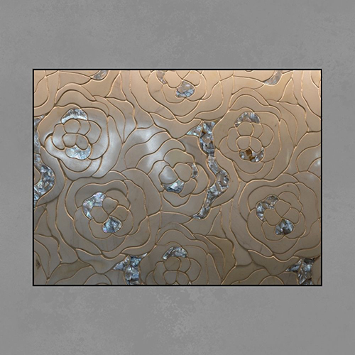 Celeste Pearl Floral Inlay Panel