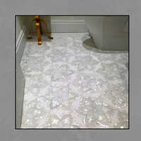 Mother Of Pearl Floral Marble Inlay Flooring
