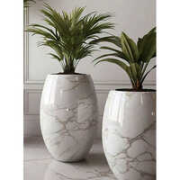 Luxury White Marble Planter Pot