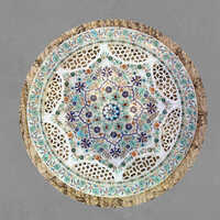 Handcrafted Marble Inlay Decorative Plate