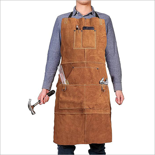 Leather Apron - Color: Grey