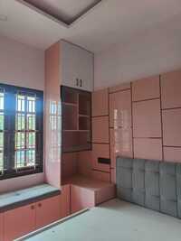 Bedroom Cupboard Work - Color: Two-tone (walnut And White)