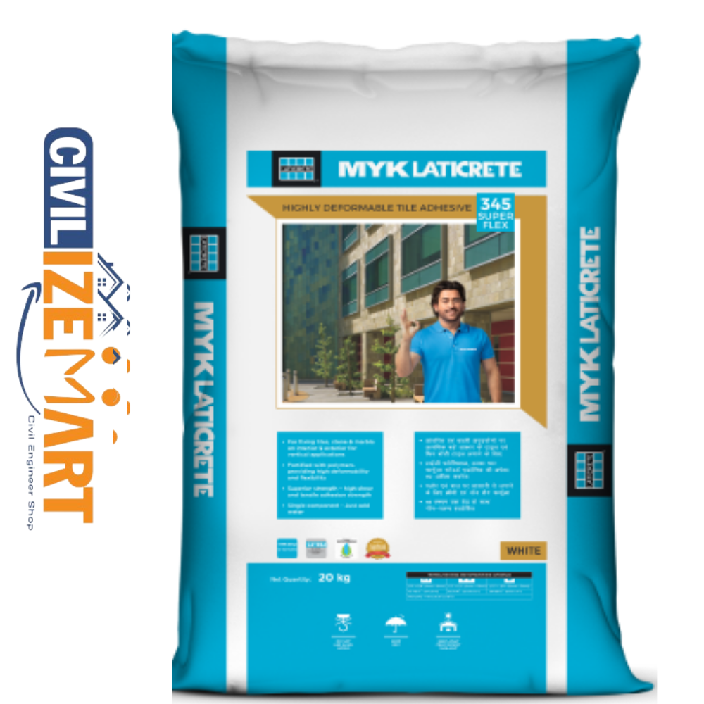 Laticrete 345 superflex highly deformable tile adhesive