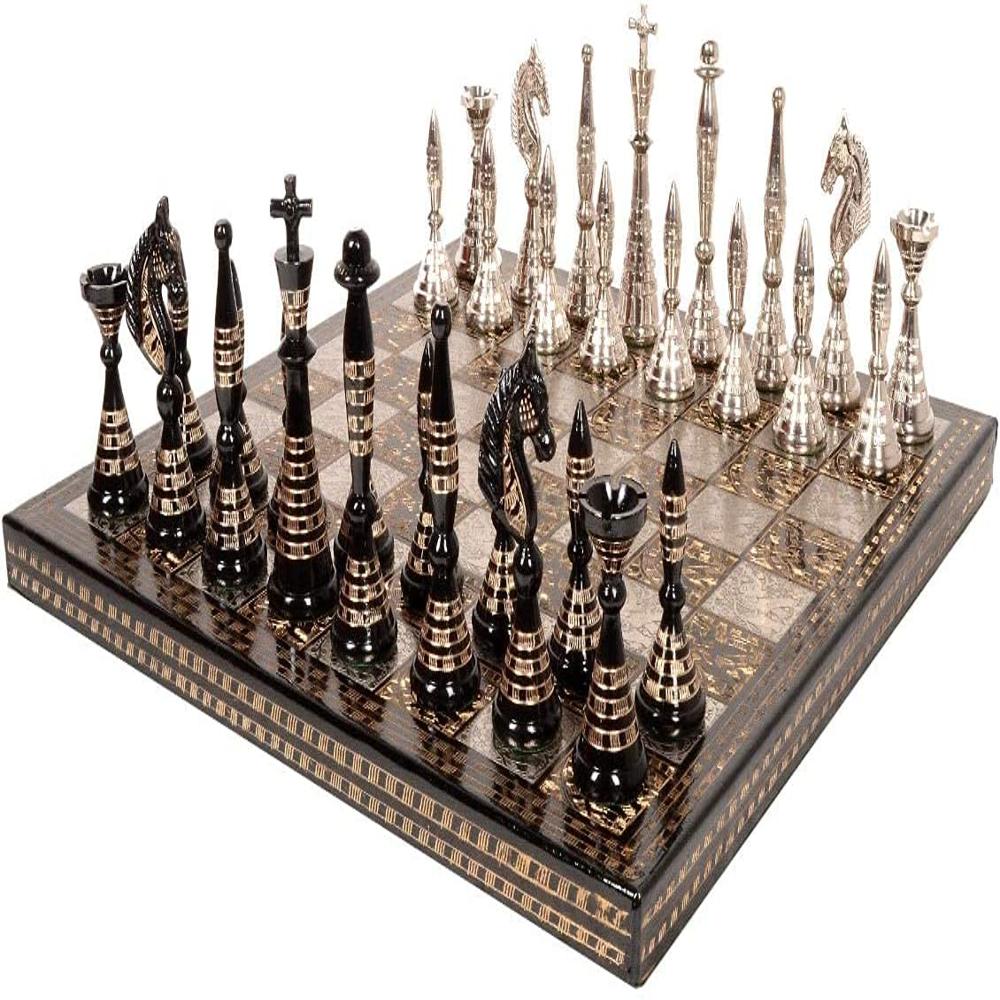 Brass Chess With Box - Age Group: All