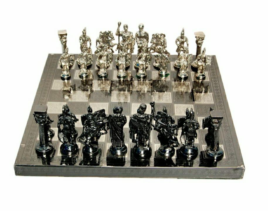Brass Chess with Box