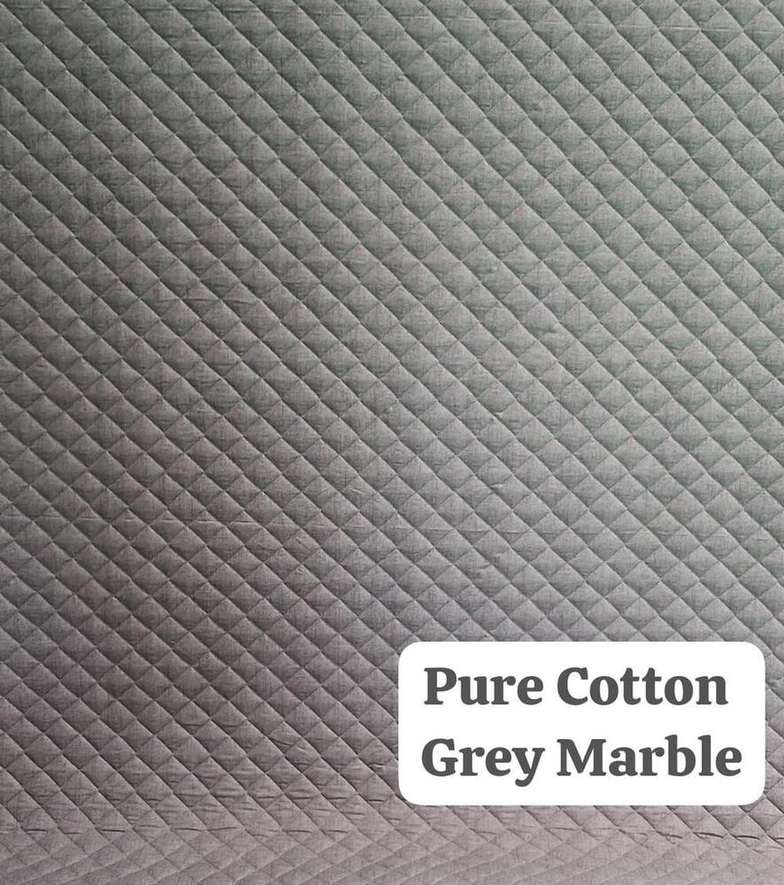 Pure Cotton Grey Marble Bed Comforter