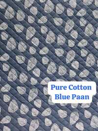 Pure Cotton Blue Paan Bed Comforter
