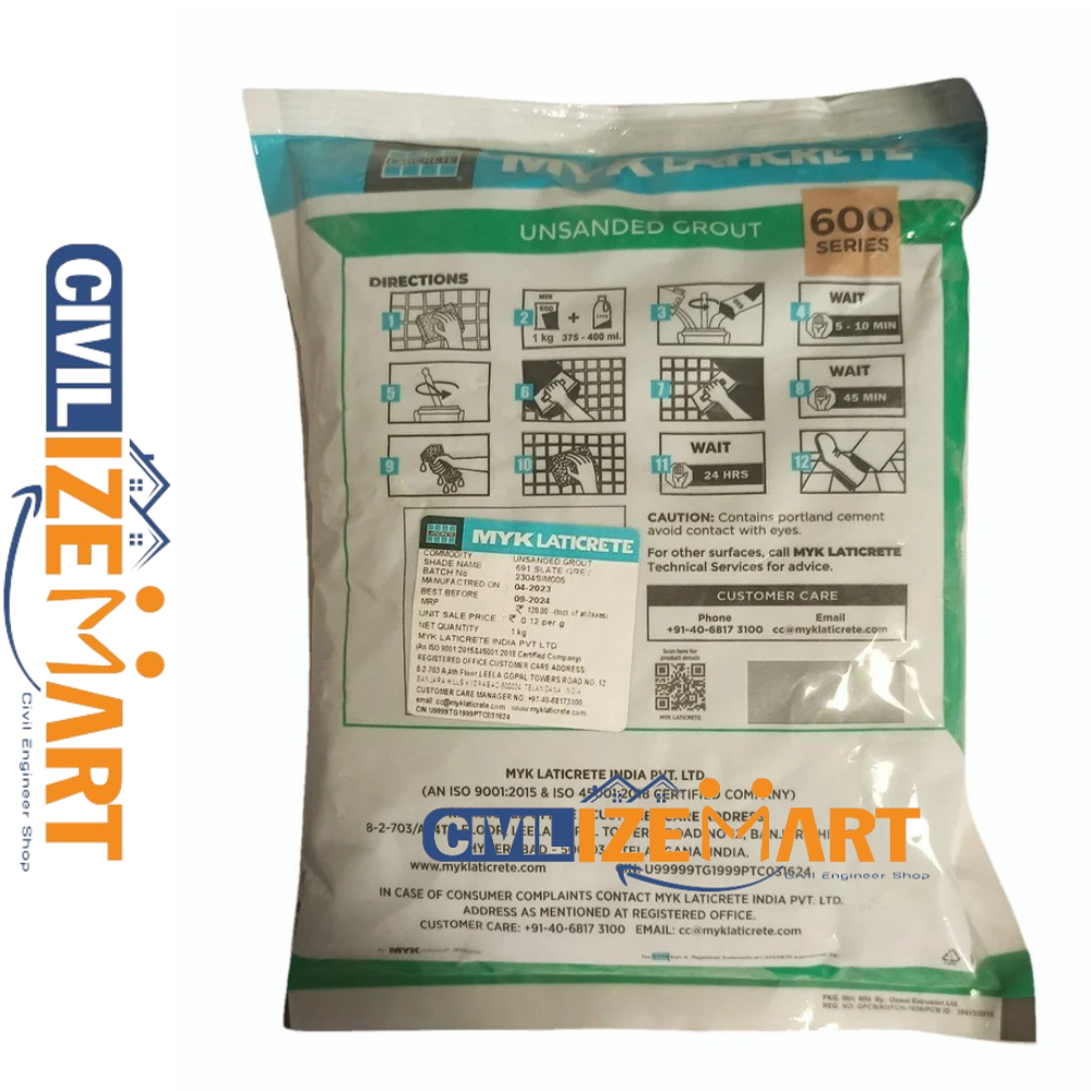 Laticrete 600 series unsanded grout tile adhesive