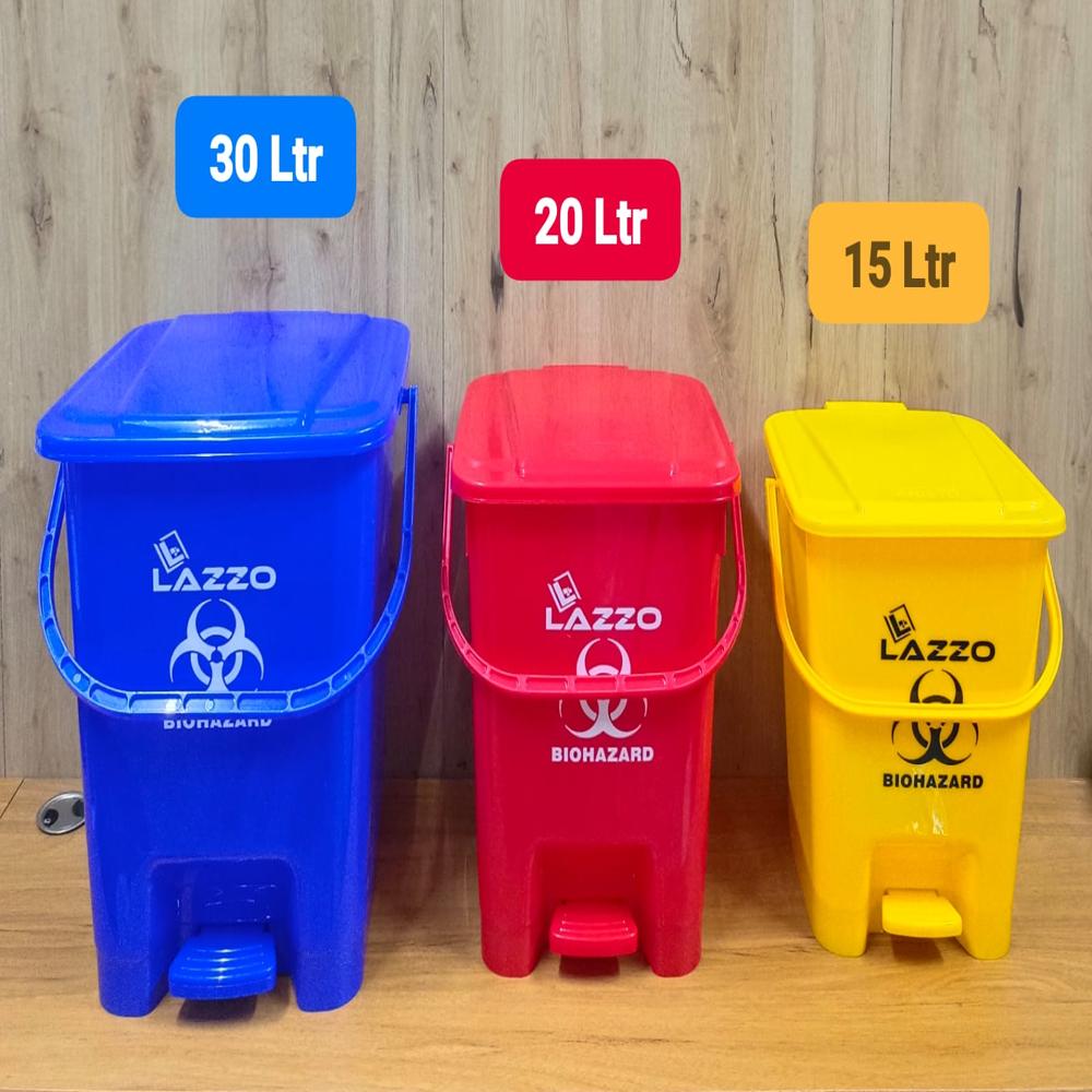 Pedal Type Dust Bin - Material: Plastic