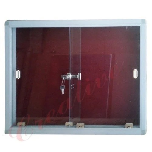 Notice Board with Door Lock