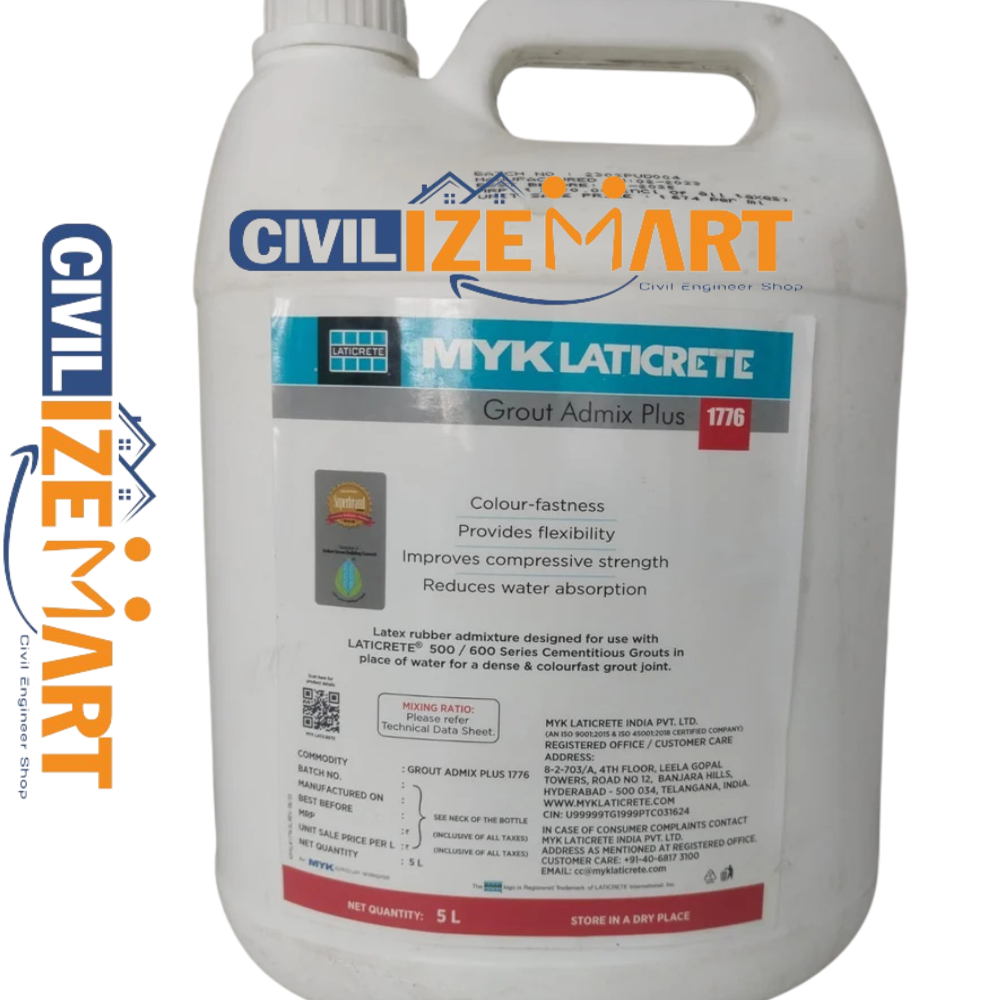 Laticrete 1776 grout admix plus tile adhesive