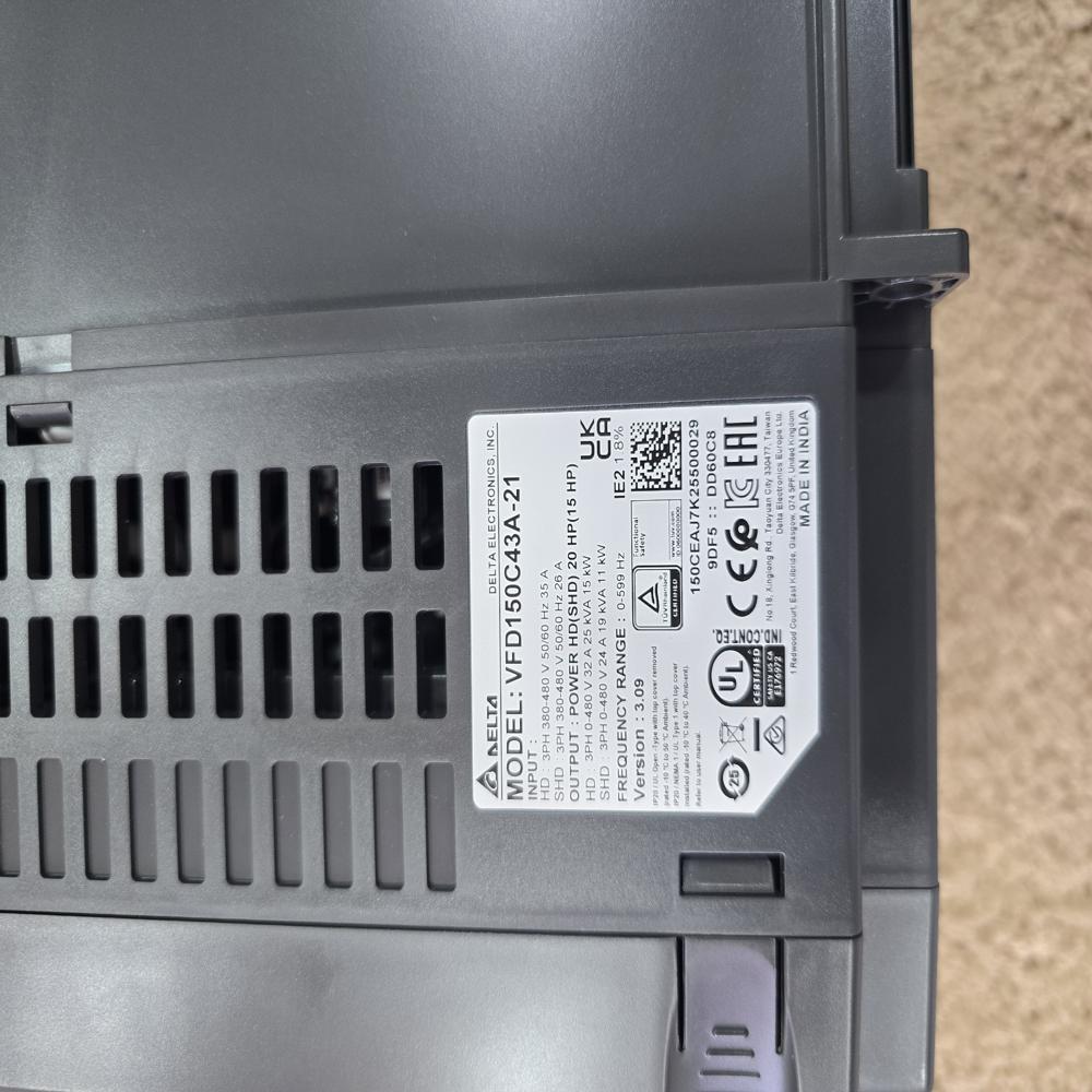 VFD055CB43A-20 -Delta VFD-C200 5.5 kW / 7.5HP