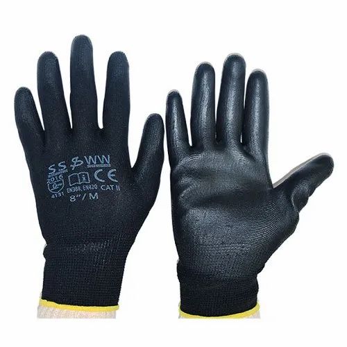 Pu Coated Gloves - Style: Plastic Poly Bag