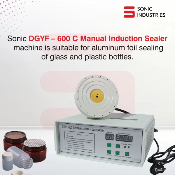 Induction sealing machine DGFY 600C 20 to 130MM