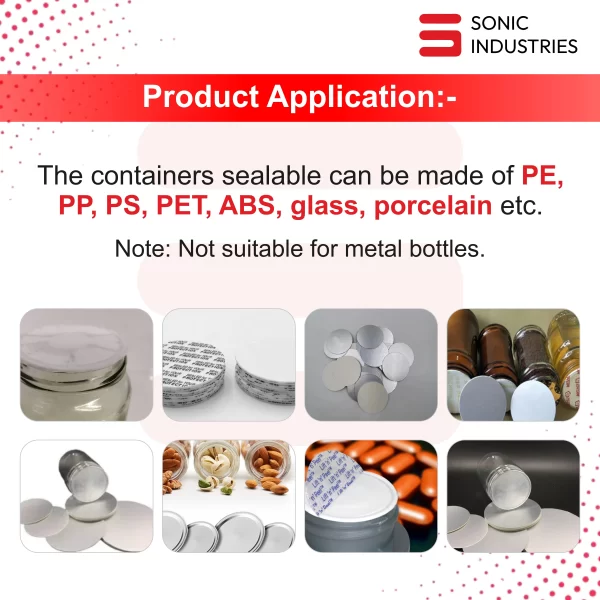 Induction sealing machine DGFY 600C 20 to 130MM