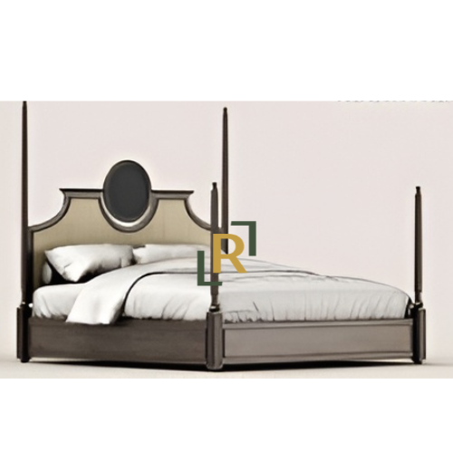 Handcrafted Ash Wood King Size Poster Bed
