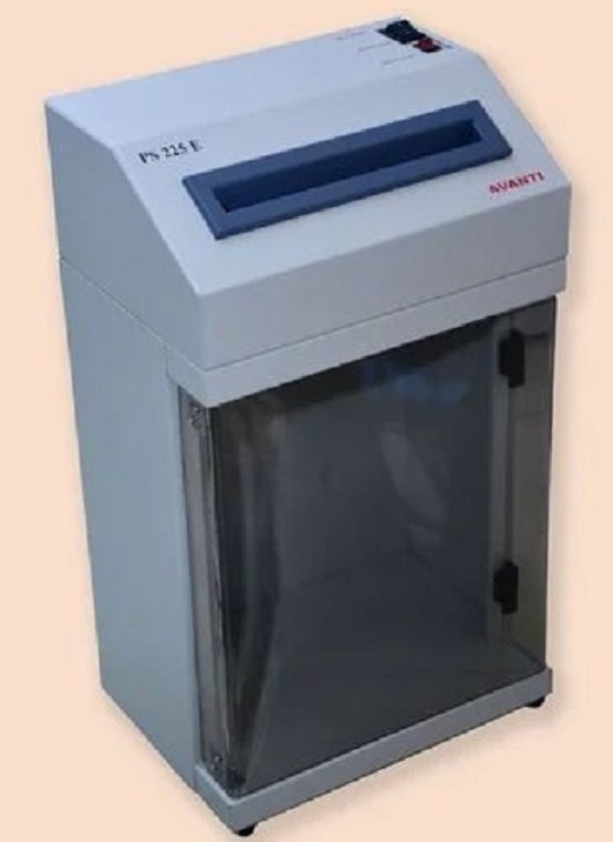 Avanti Ps 225e Office Paper Shredder Machine - Basket Type: Metal