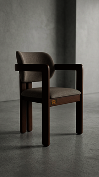 Teak Wood Dining Chair With Upholstered Seat - Application: Easy Fit