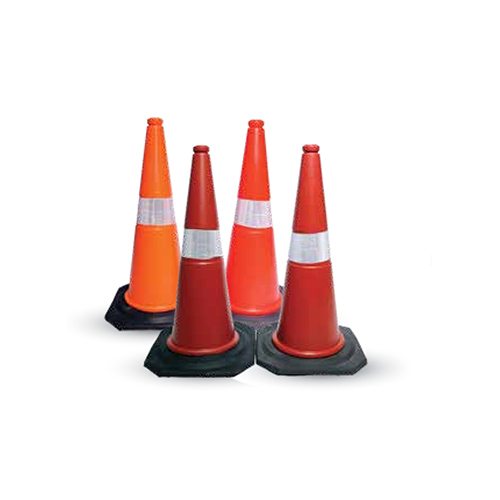 750mm Rubber Base Traffic Cone