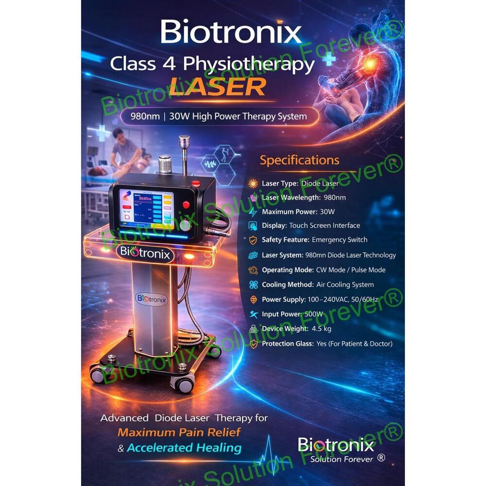 High Power Class IV Laser Therapy Machine for Orthopedic Rehabilitation