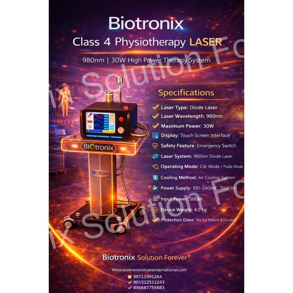 Economical Model Class 4 Laser Therapy Machine for Physiotherapy Centers