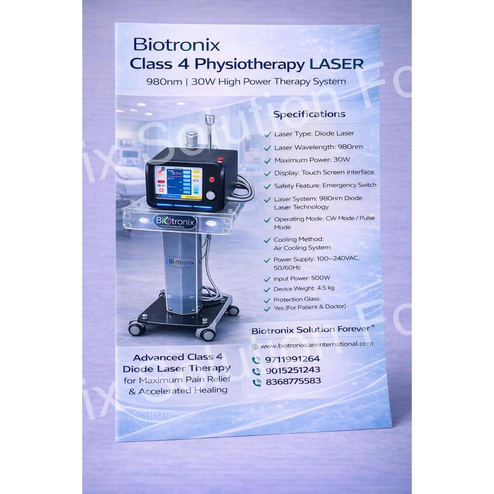 Economical Model Class 4 Laser Therapy Machine for Physiotherapy Centers