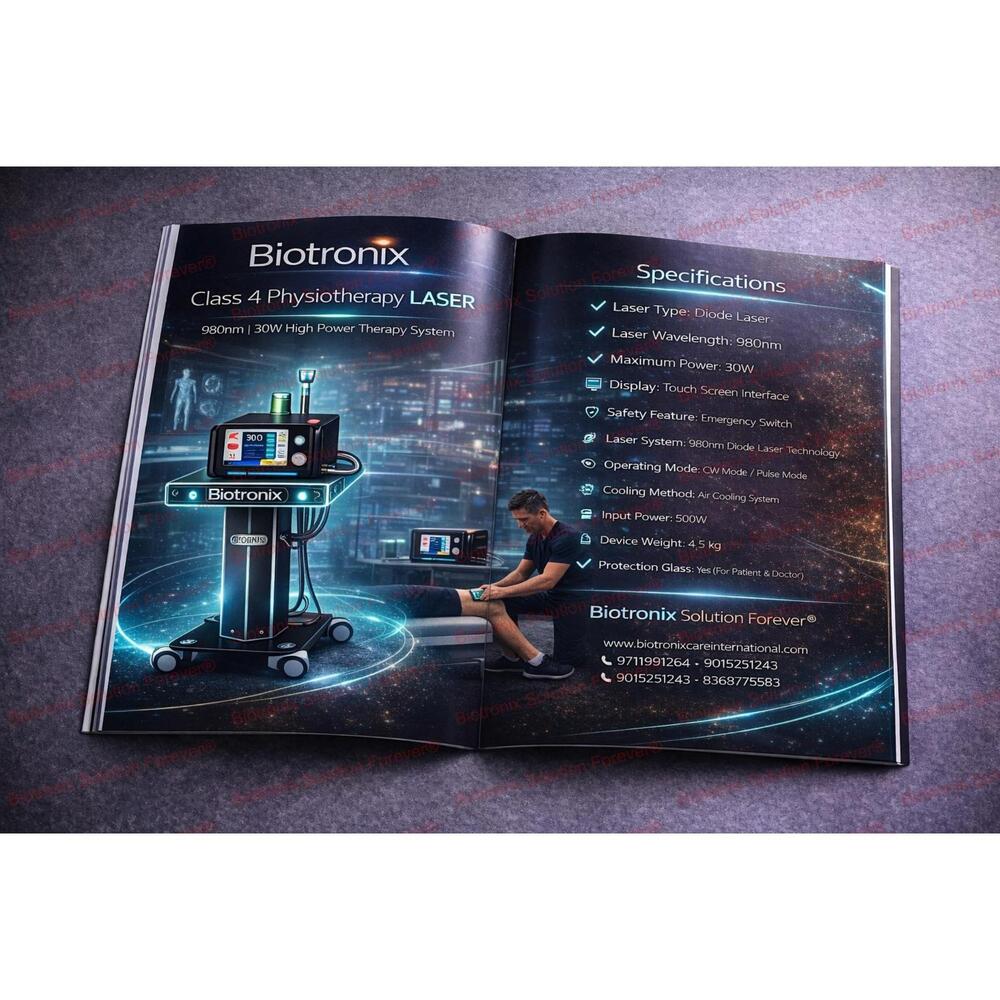 High Intensity Class 4 Laser Therapy Device for Rehabilitation Clinics