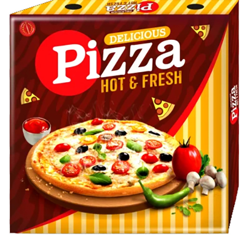 Glossy Lamination 8x8 Pizza Box
