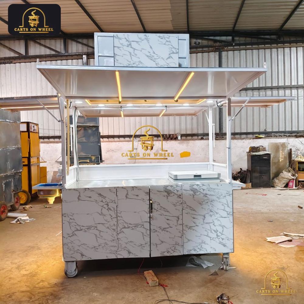 Sara Coffee Push Cart by Carts on Wheel