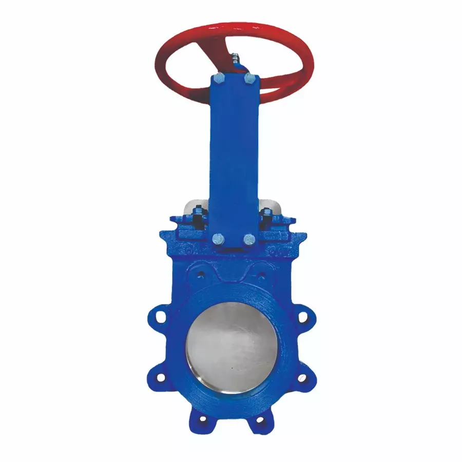 Cast Iron Manual Knife Gate Valve For Water Oil Gas - Shape: Long