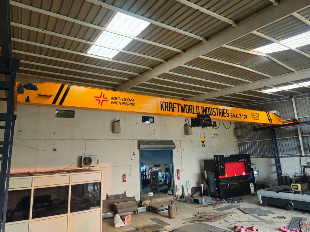 Single Girder Electric OverHead Travelling Crane