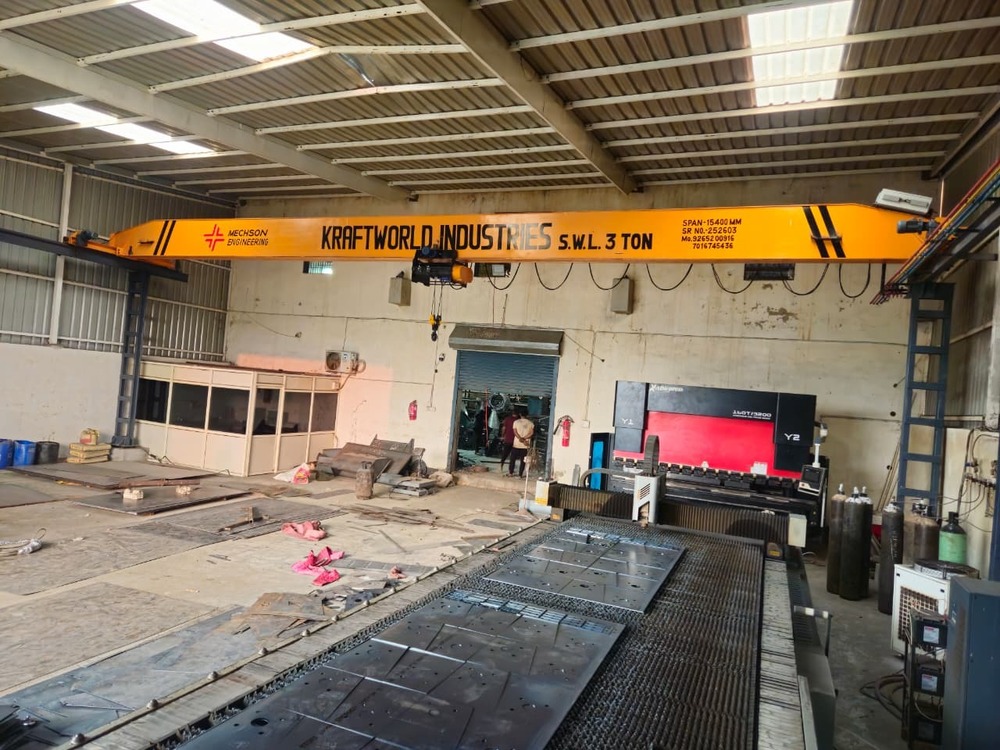 Single Girder Electric OverHead Travelling Crane