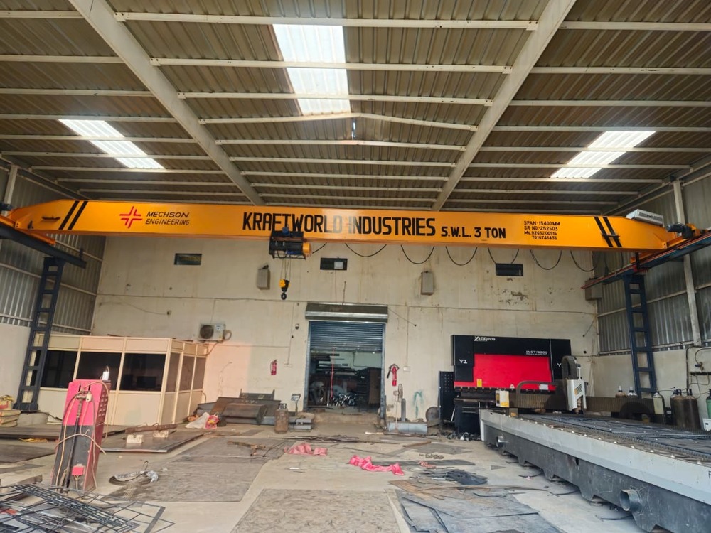 Single Girder Electric OverHead Travelling Crane