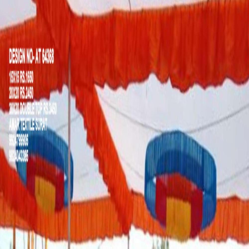Wedding Ceiling Decorations For Parties - Polyester Fabric, 15x15/20x20 Size, Yellow Color | Floral Shape, Easy Installation, Ideal For Tent & Event Decor