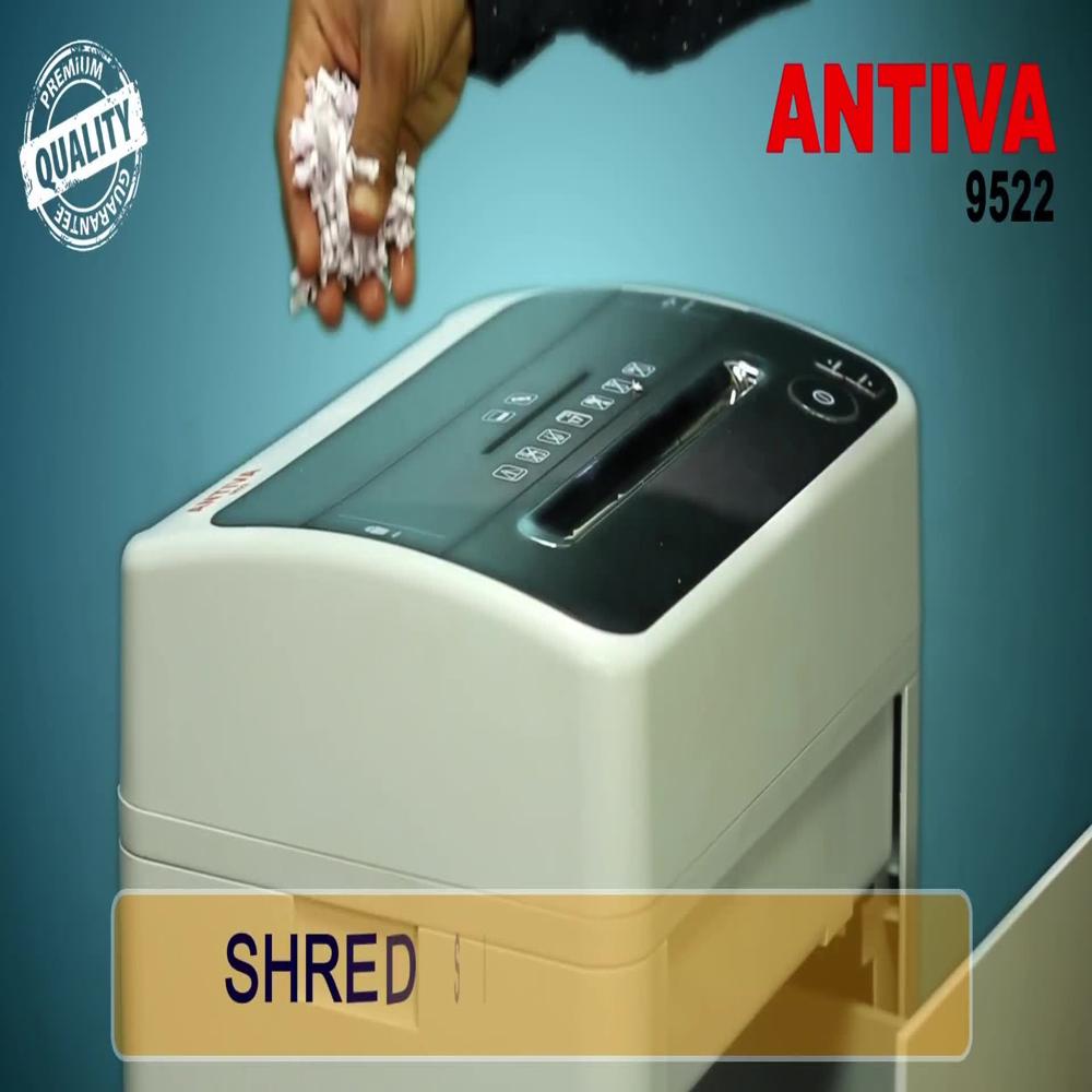 Antiva 9522 - Medium Duty Cross Cut Paper Shredder Machine