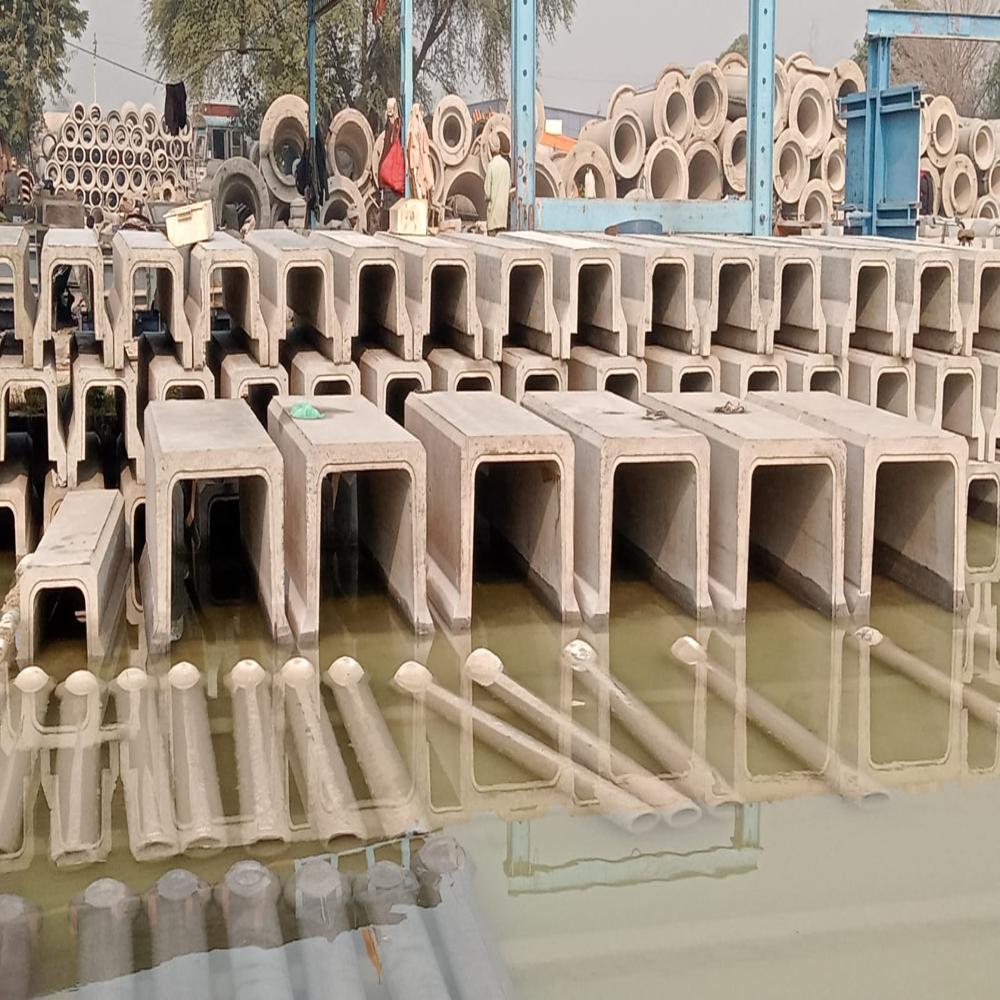 Precast Concrete U-Type Drain - Application: Roadside & Infrastructure Drainage