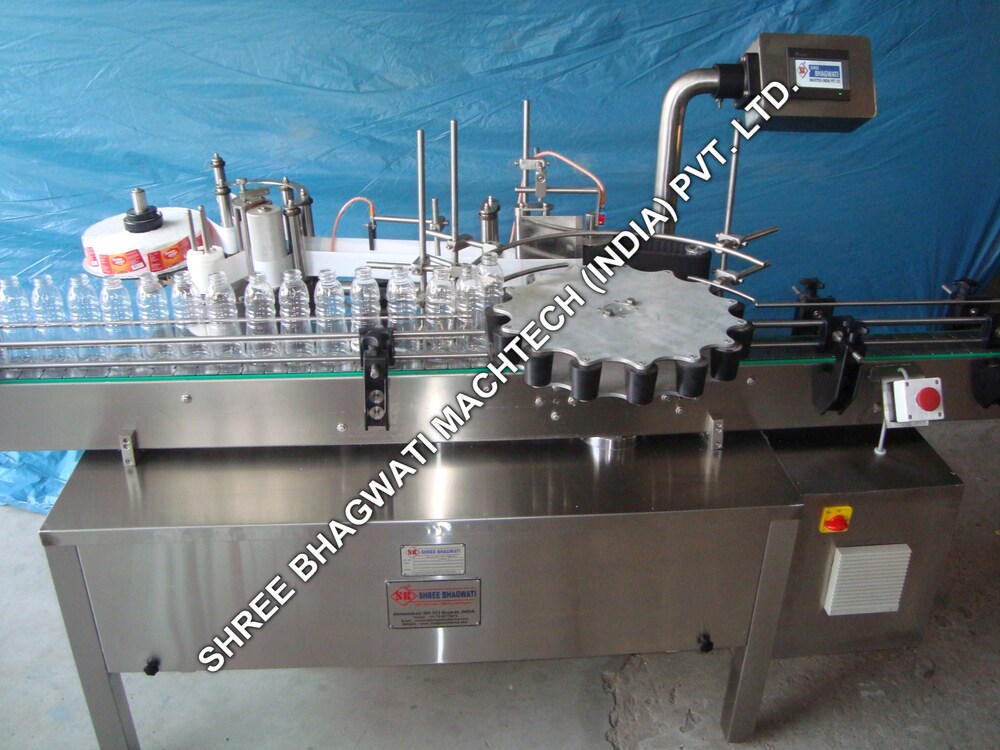 Rotary Sticker Labelling Machine for Square Bottle: