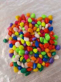 Colored Stone Gravels For Outdoor Landscape Decor Pebble Stone For Garden - Shape: Irregular