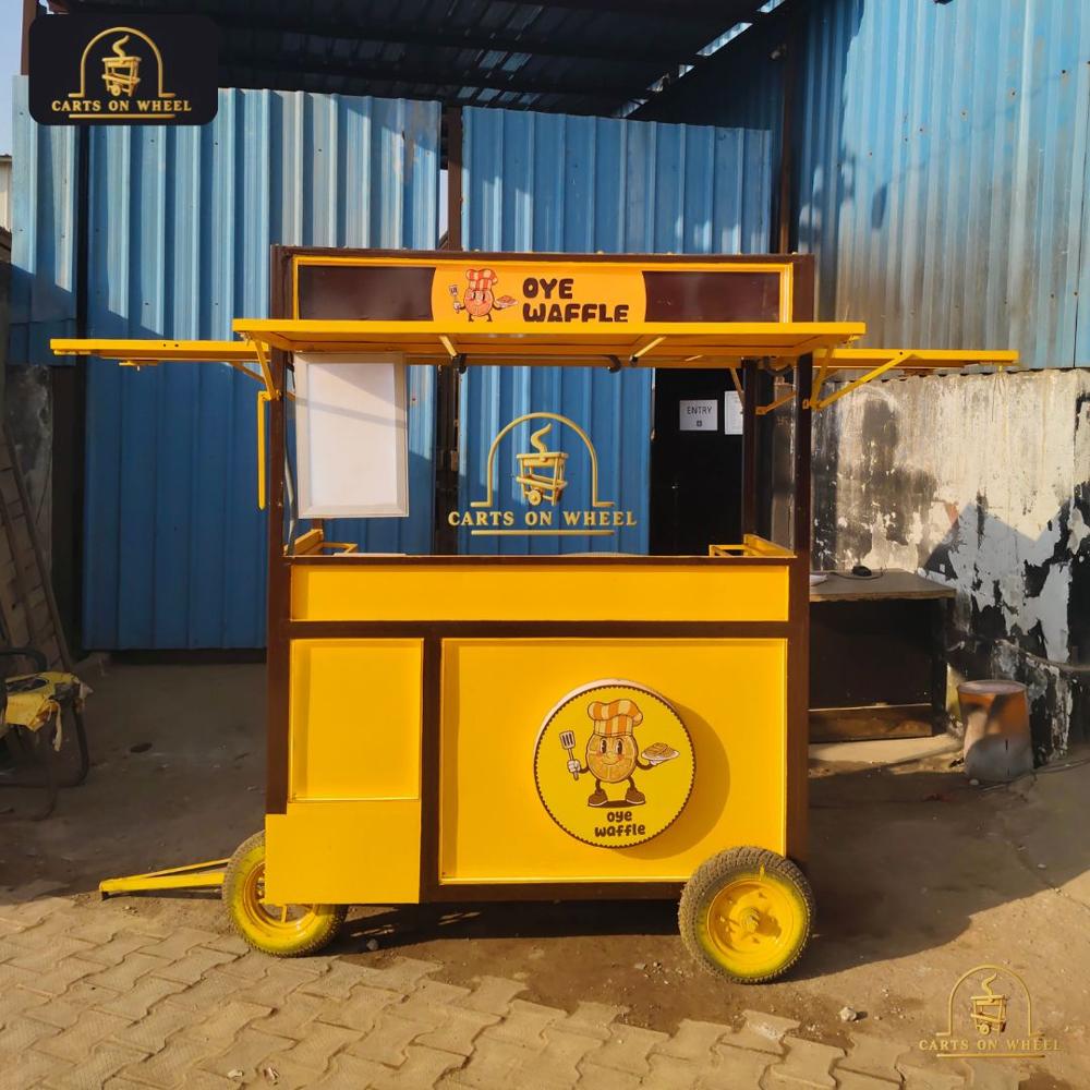 Oye Waffles Push Cart by Carts on Wheel